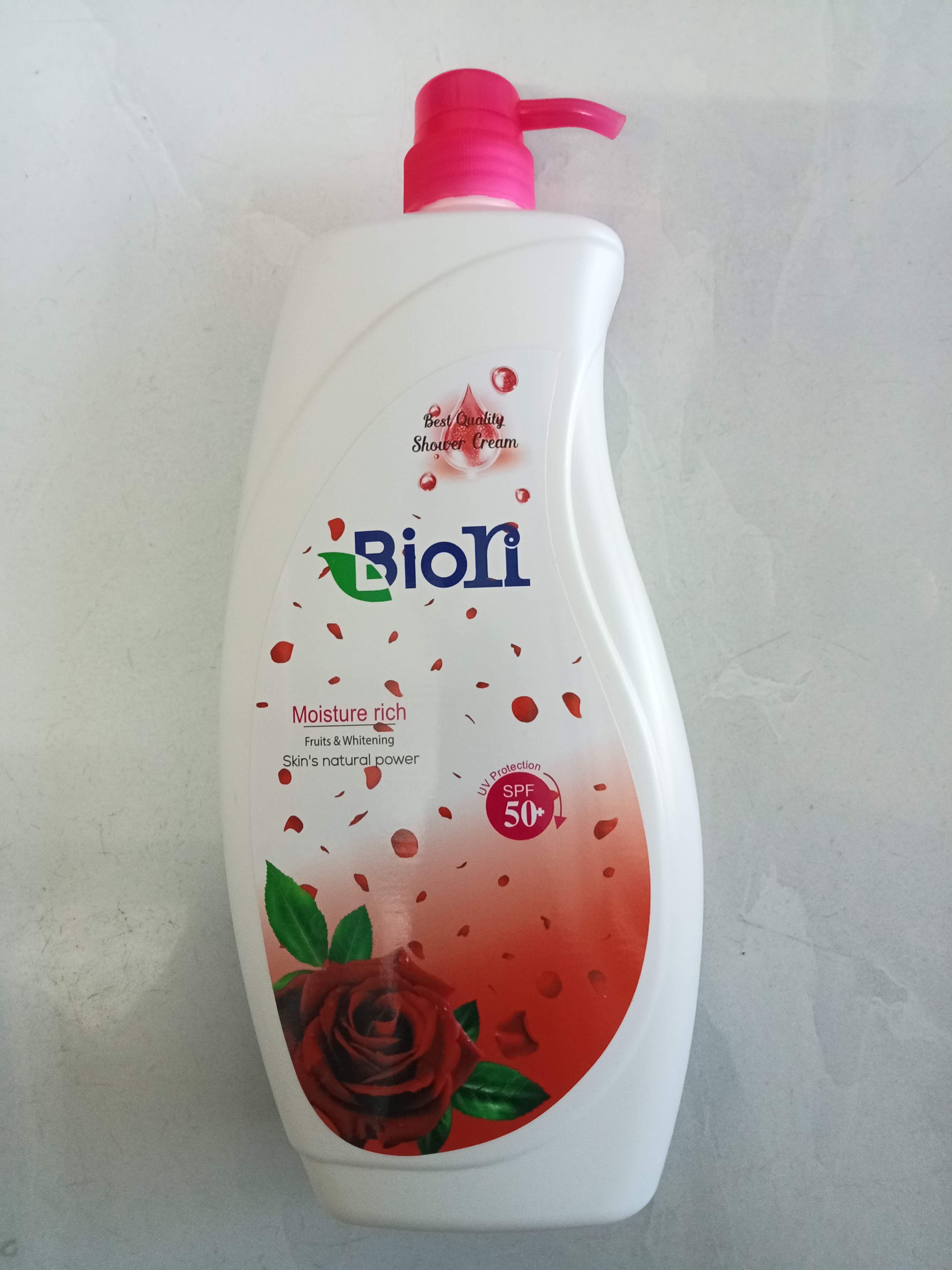 combo sữa tắm trắng da biori 1200ml ( hoa hồng )