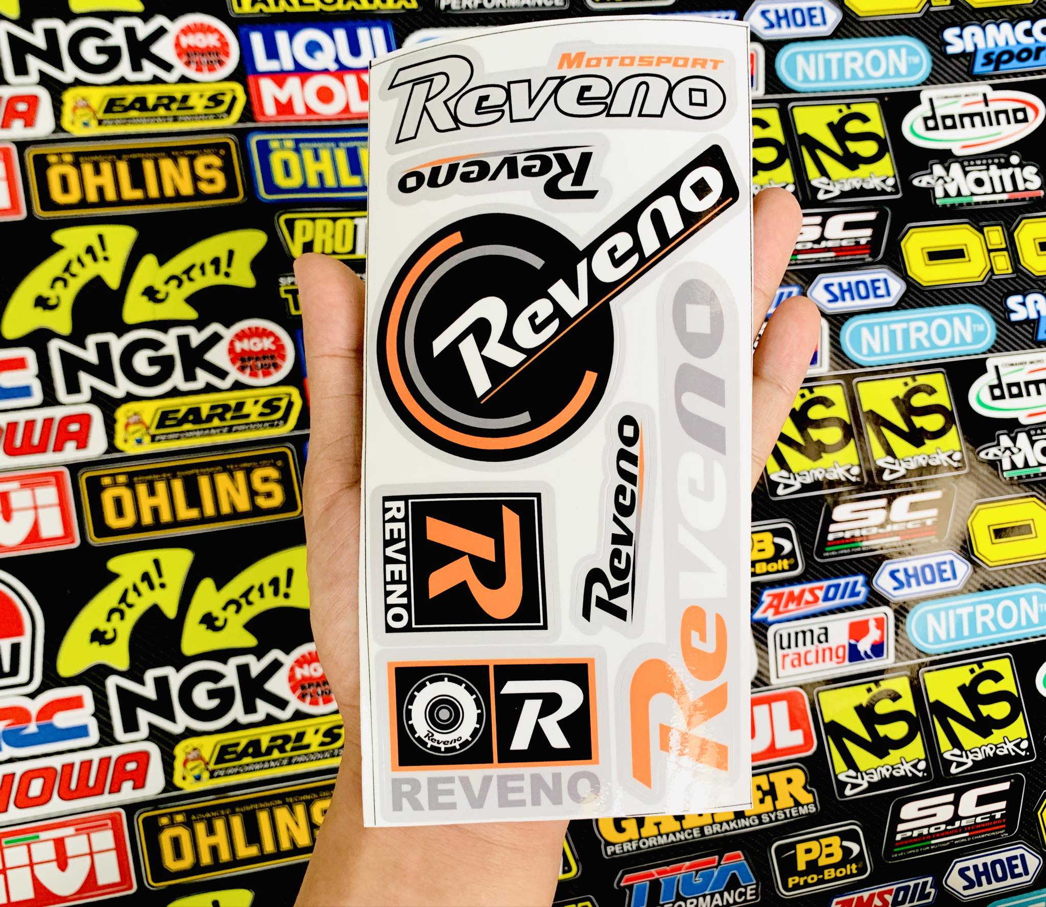 Tem Sticker Reveno - Decal Trang Trí Xe