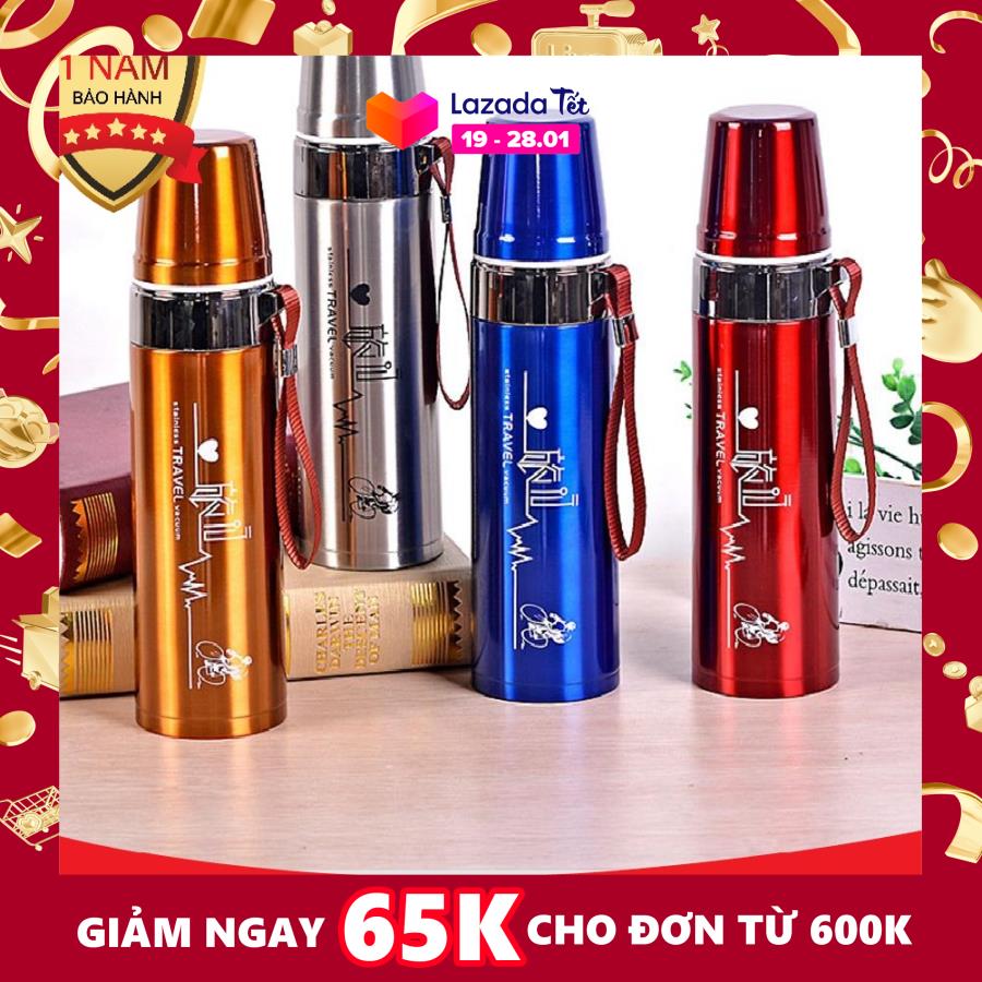 Bình giữ nhiệt inox 800ml 12 tiếng Travel Vacuum