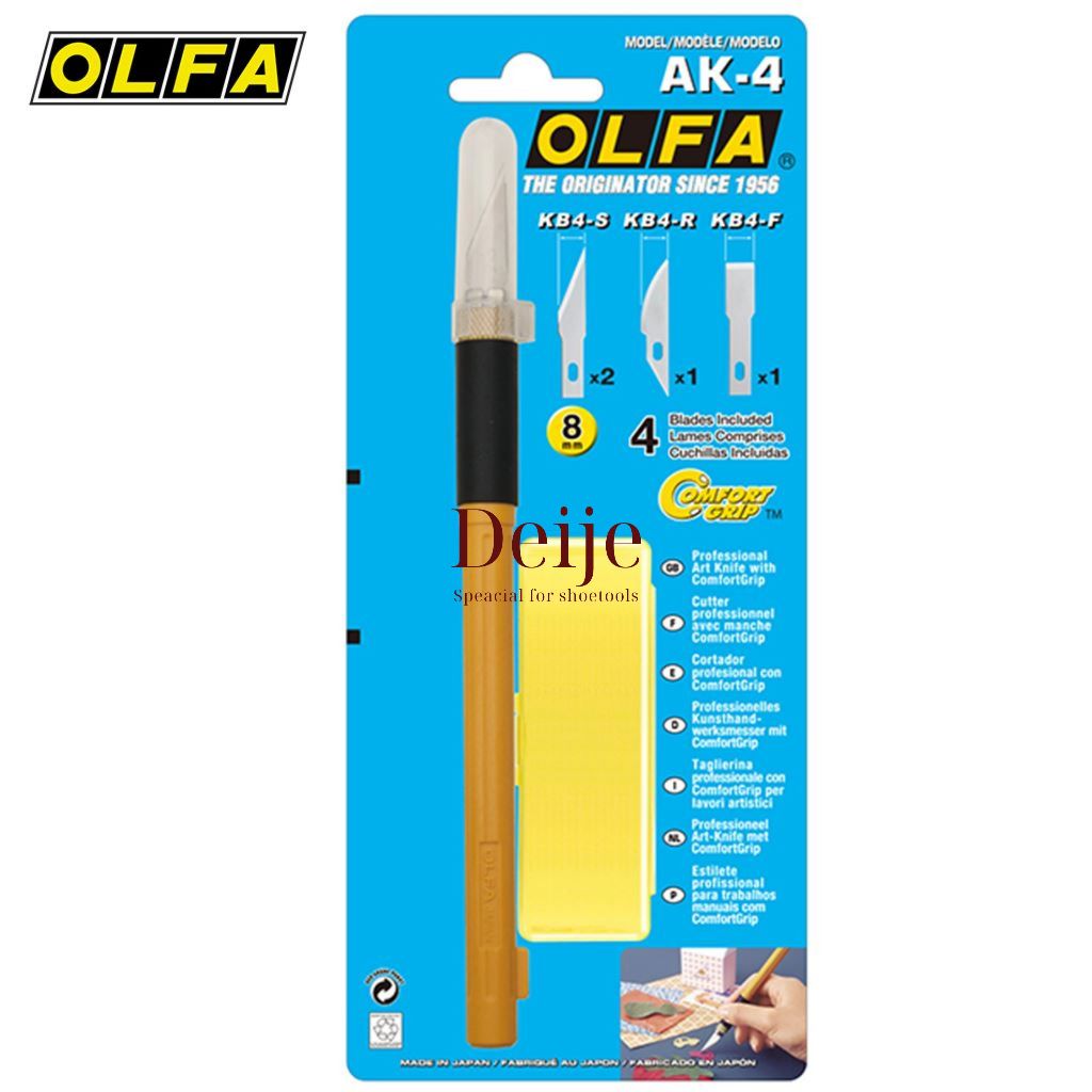 Dao cắt thủ công hình bút olfa ak-4 nhật bản