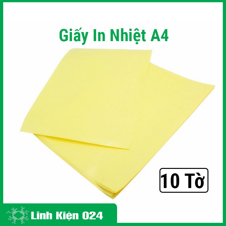 Combo 10 giấy in nhiệt A4 dùng cho mạch điện tử