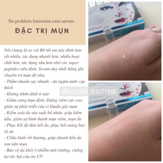 Serum Teana No Problem Intensive Care serum giảm mụn ẩn trứng cá