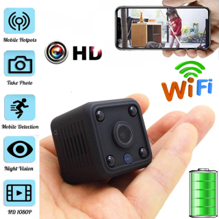 ( MẪU MỚI 2022 ) Camera Mini Wifi X6 Fullhd 1080p Giám Sát, An Ninh, Hồng Ngoại Quay Ban Đêm, Pin Khủng lên Đến 3 Giờ, Siêu Nhỏ Không Dây, Màn Hình Từ Xa, Cảm Biến Hình Ảnh, Ghi Hình Ngoài Trời Bằng Giọng Nói, LỖI 1 ĐỔI 1 thumbnail