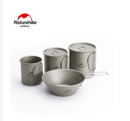 Cốc Titanium siêu nhẹ Glamping NatureHike NH20CJ005