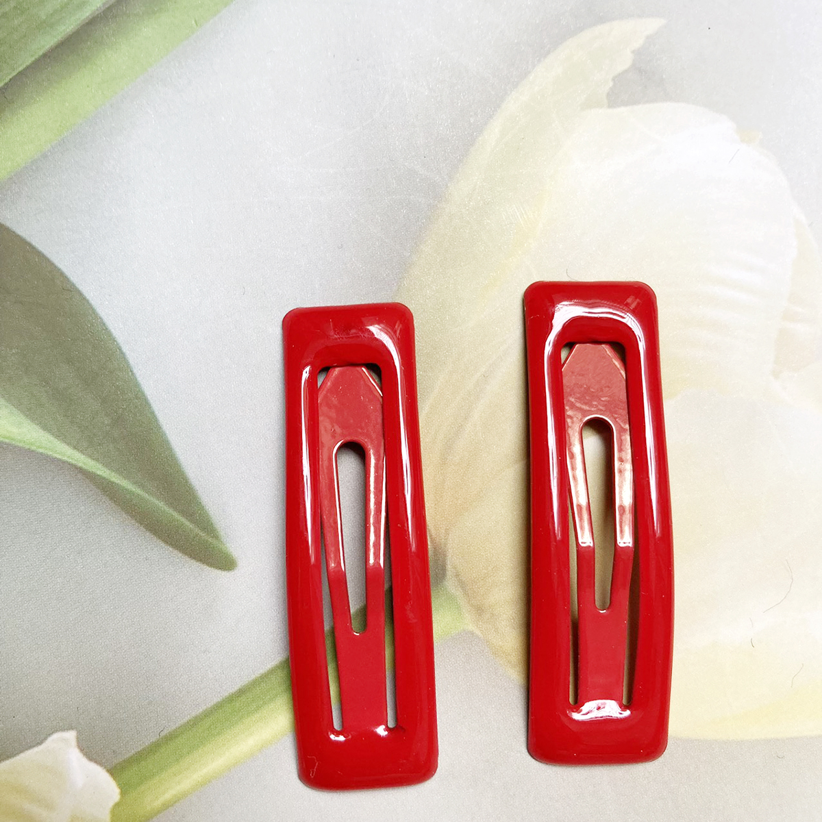 2 cái Kẹp tóc mái hình chữ nhật dài 4,8cm KEPMAI1