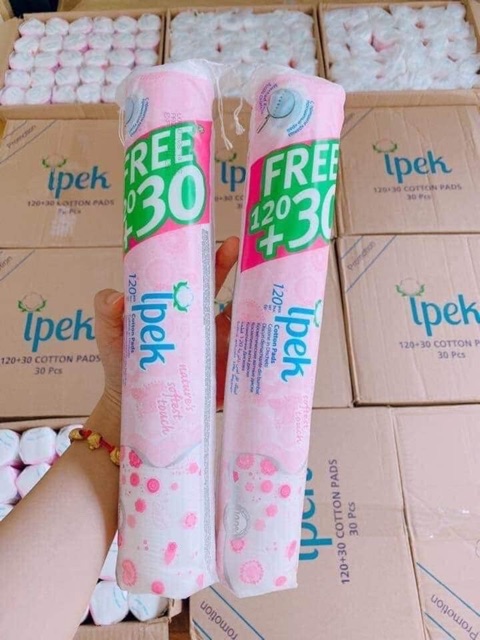 Bông tẩy trang Ipek 150 miếng