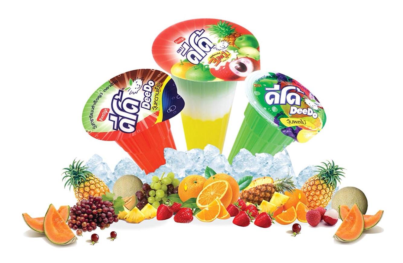 [Siêu Sale] [Rẻ vô địch] THẠCH TRÁI CÂY DEEDO THÁI LAN 3 LỚP TÚI 720GR