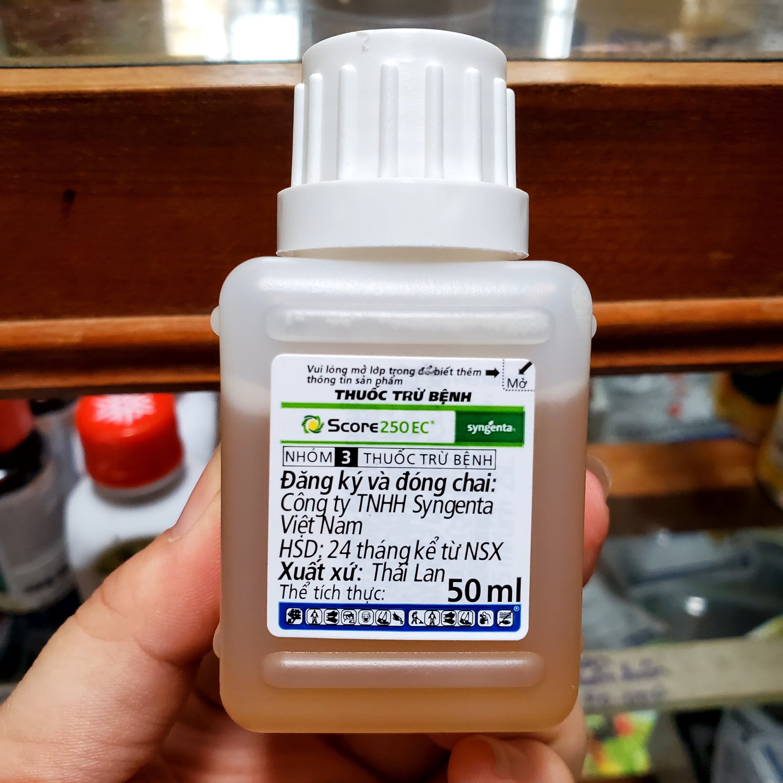 Thuốc trừ bệnh Score 250EC- 50ml - thán thư, sương mai, mốc sương ...