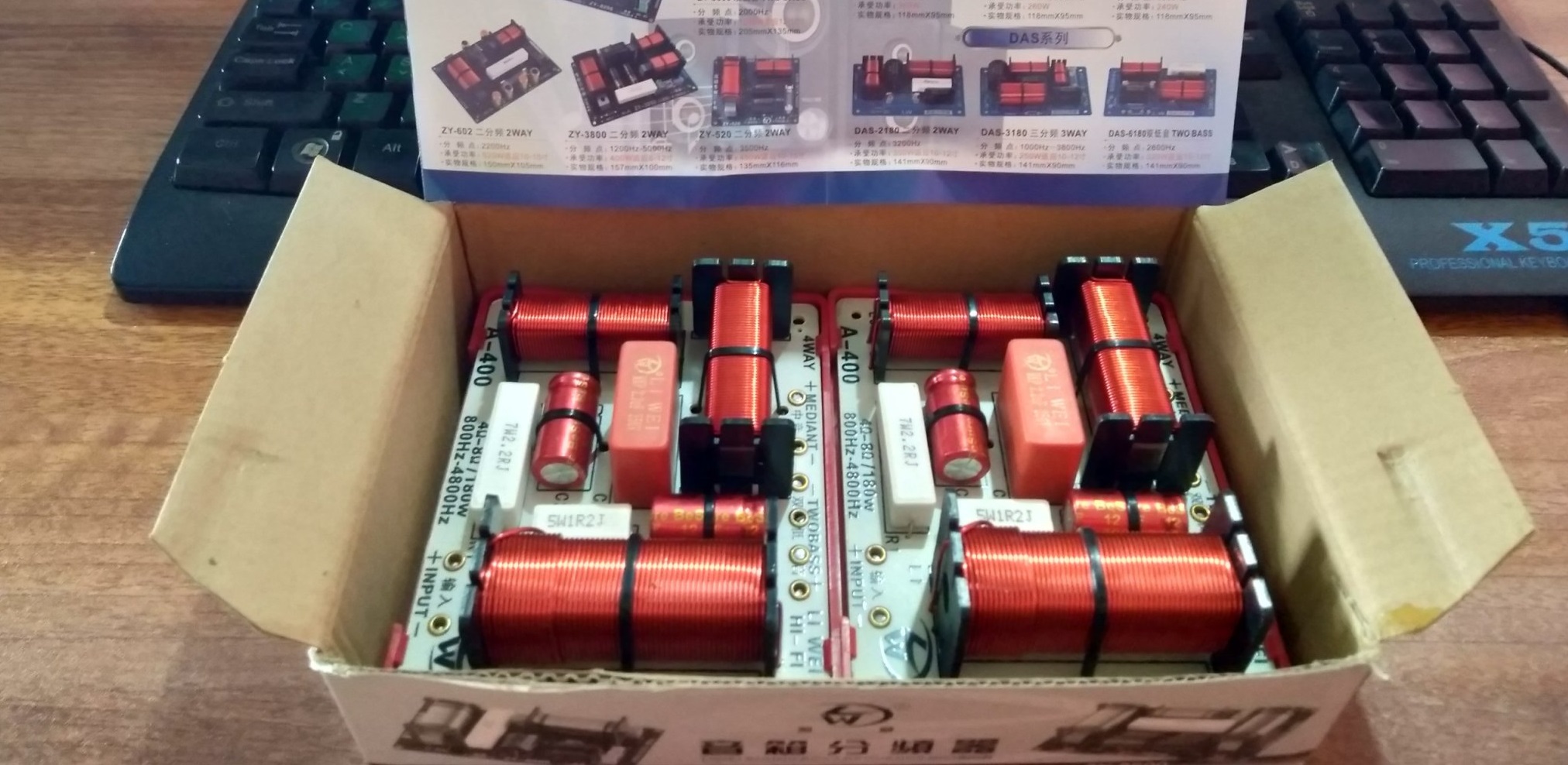 mạch phân tần 3 ĐƯỜNG TIẾNG A400 -MẠCH LỌC ÂM THANH