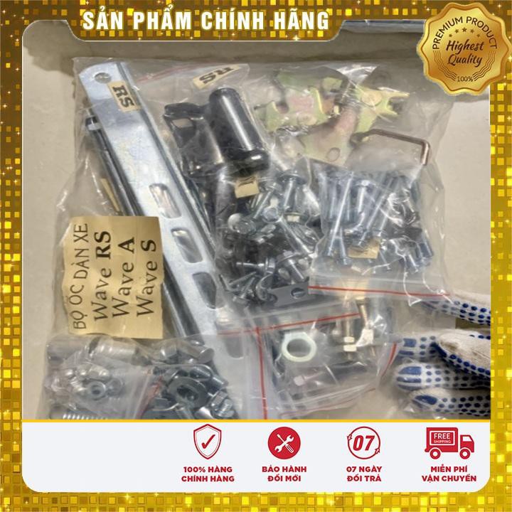 Full bộ ốc dàn xe wave rs-wave a-wave s