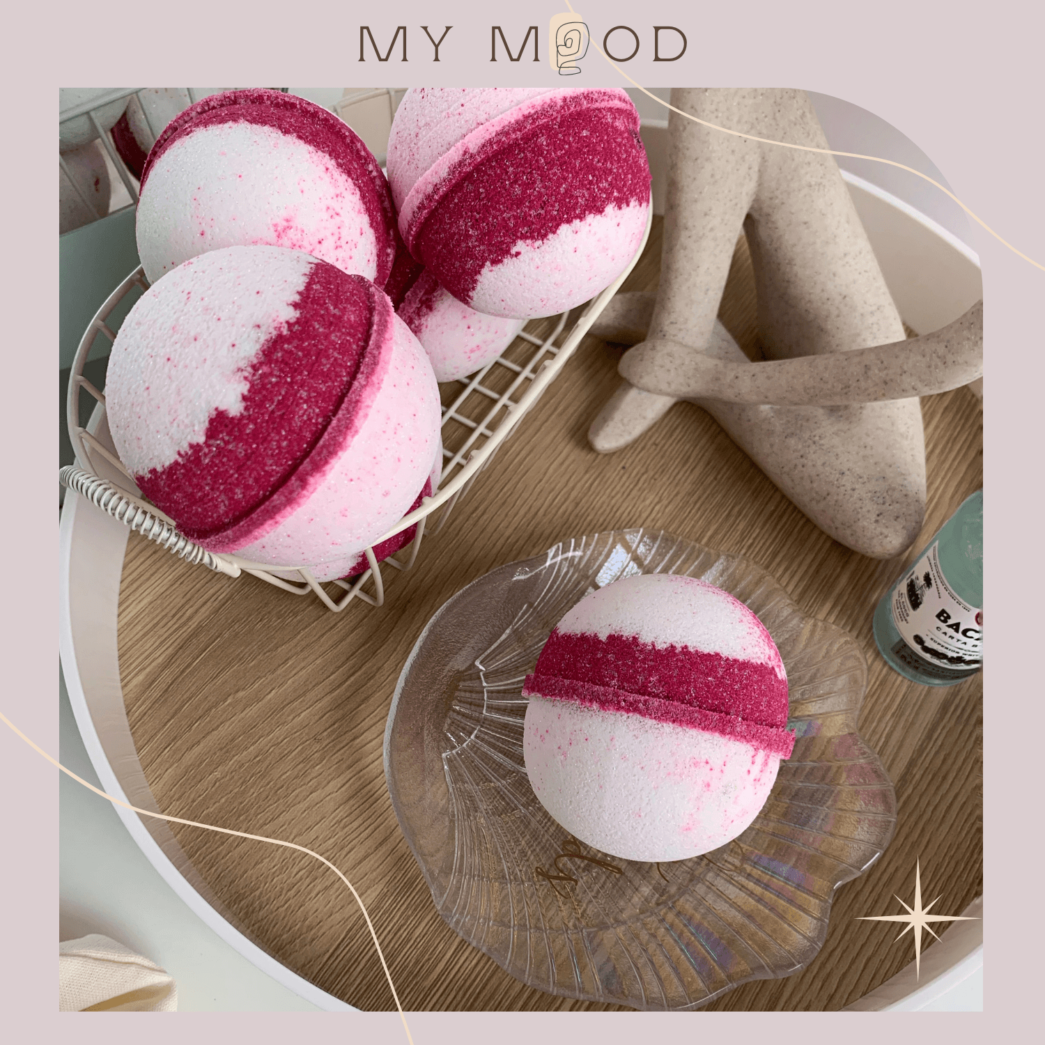 MY MOOD Morning Roses bath bomb