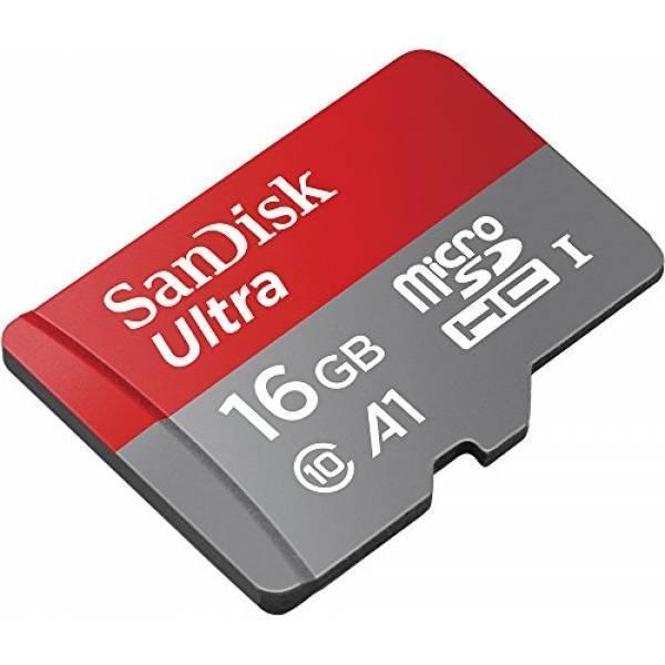 Thẻ nhớ MicroSDHC SanDisk Ultra A1 16GB Class 10 U1 98MB/s - box Hoa (Đỏ) - Nhat Tin Authorised Store