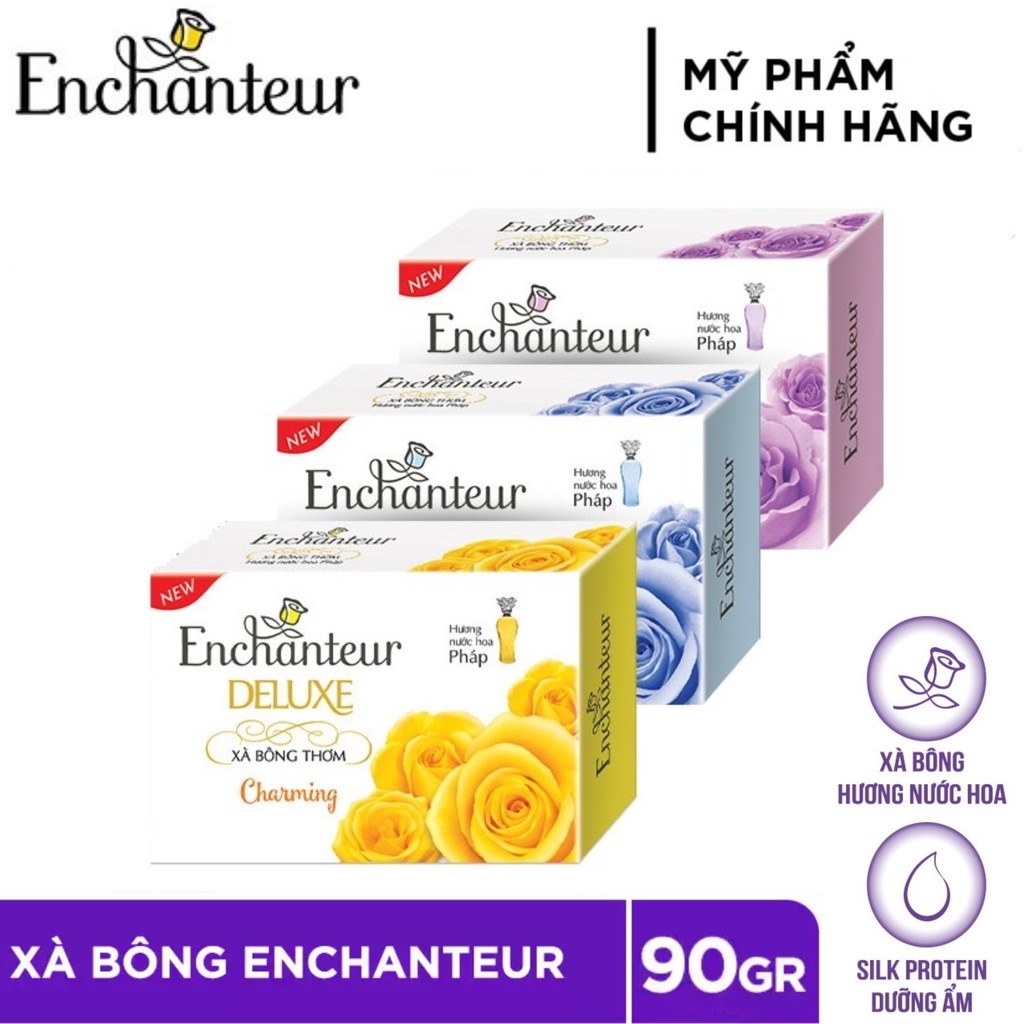 [HCM]Xà Bông Thơm Enchanteur Charming (90g / cục)