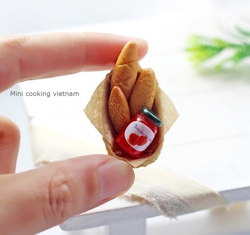 Set Rổ Bánh Mì Cho Nhà Búp Bê
