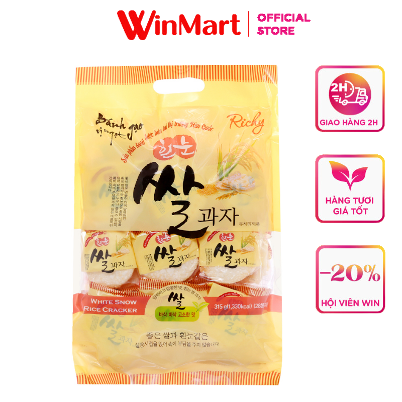 [Siêu thị WinMart] - Bánh gạo vị ngọt Richy gói 315g