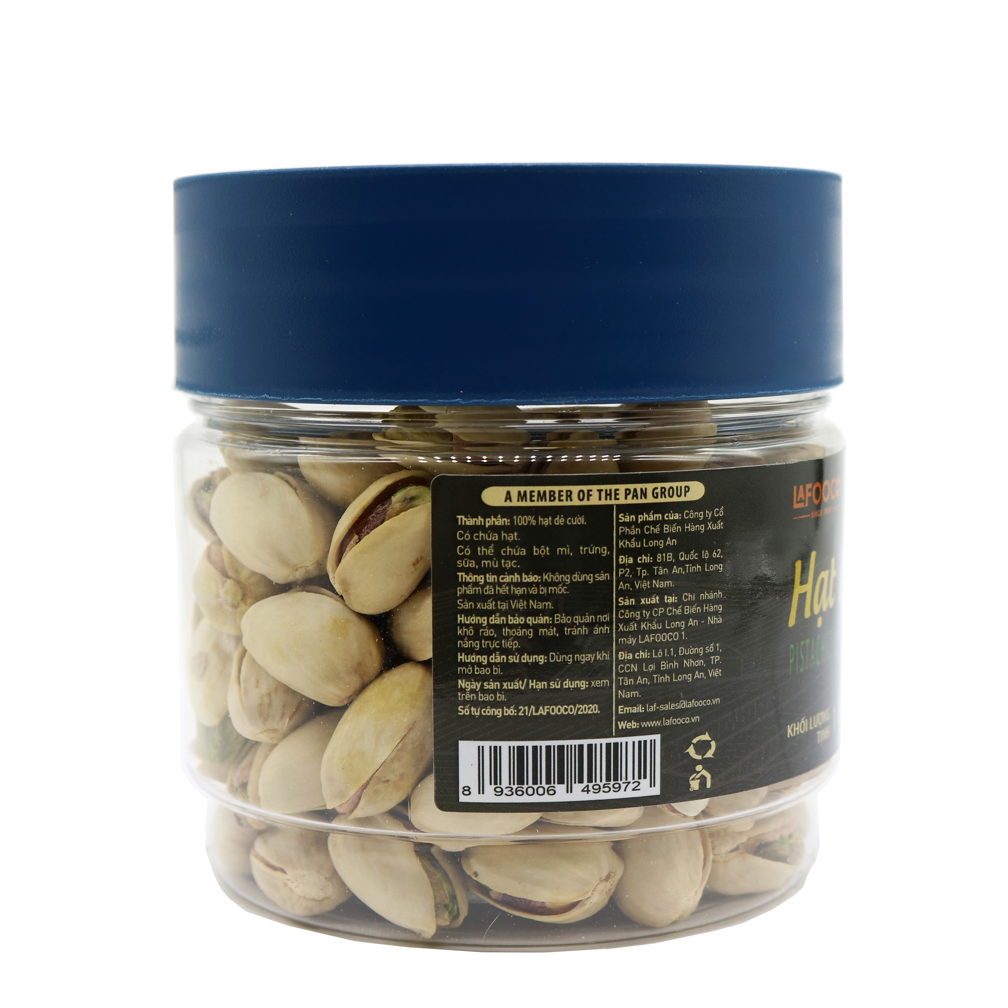 Hạt dẻ cười sấy Mỹ không muối hủ 170g