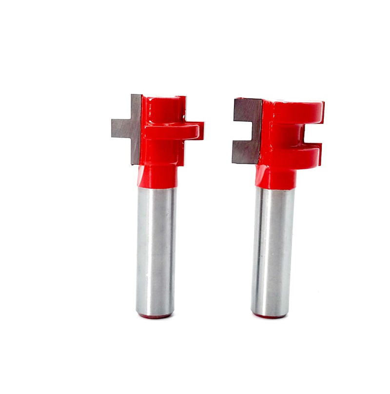 Bộ 2 Mũi Ghép Ván Thẳng Tideway LC1707 - Bộ Mũi Ghép Ván 2 mũi Vinachi phay ghép gỗ một mũi chạy tạo nhân lồi ván, một chạy lõm