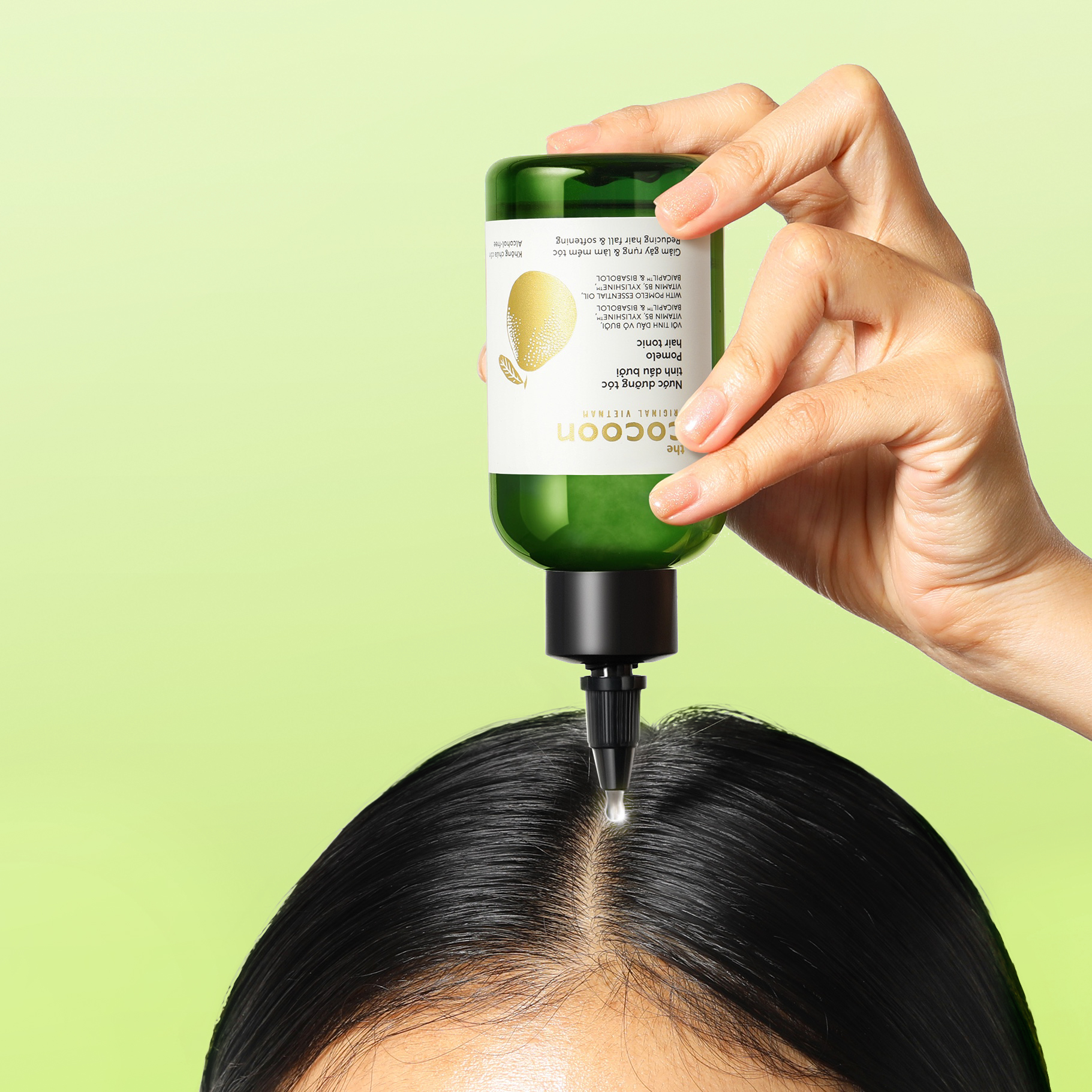 Nước dưỡng tóc tinh dầu bưởi(pomelo hair tonic)Cocoon 140ml