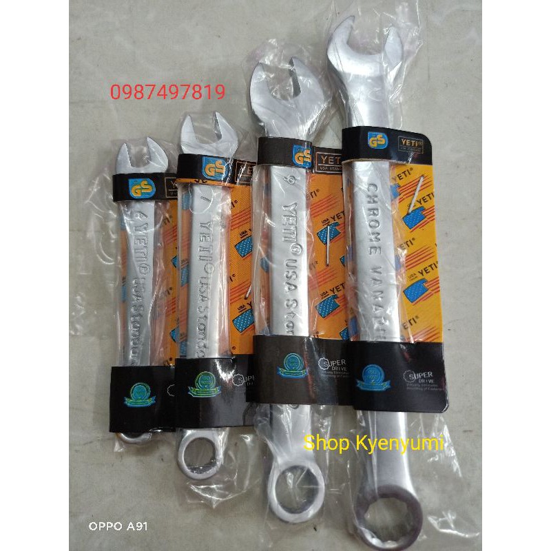 Khoá Cờ Lê Lẻ Số 6. 7. 9. 11 Hàng Chuẩn