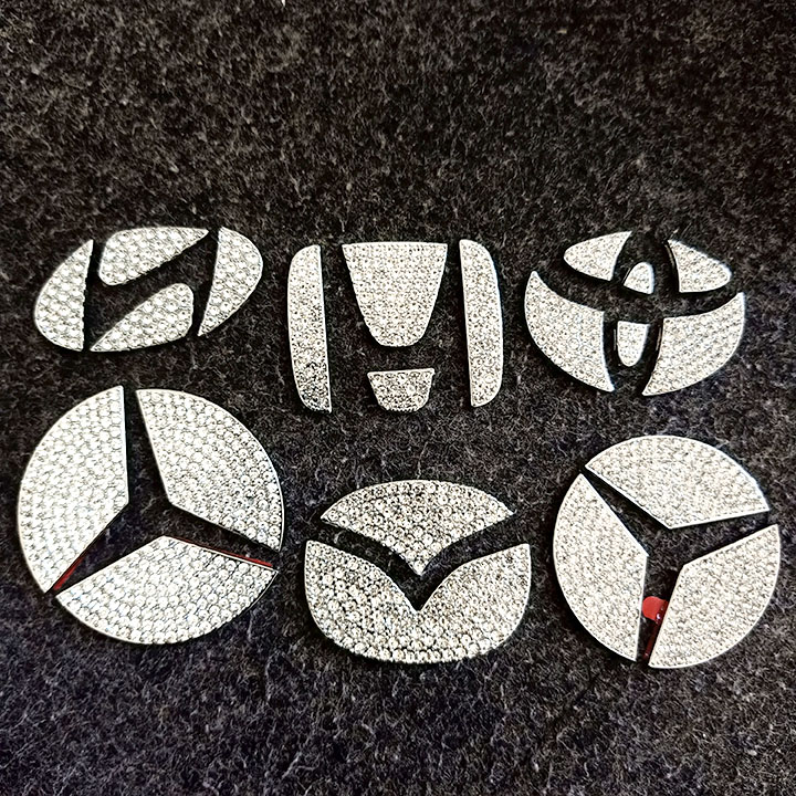 Logo Đính Đá Gắn Vô Lăng Honda