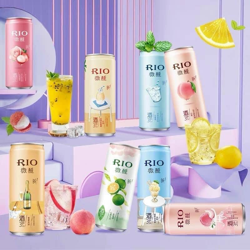 Nước Trái Cây Lên Men RIO Lon - Ăn Vặt 492