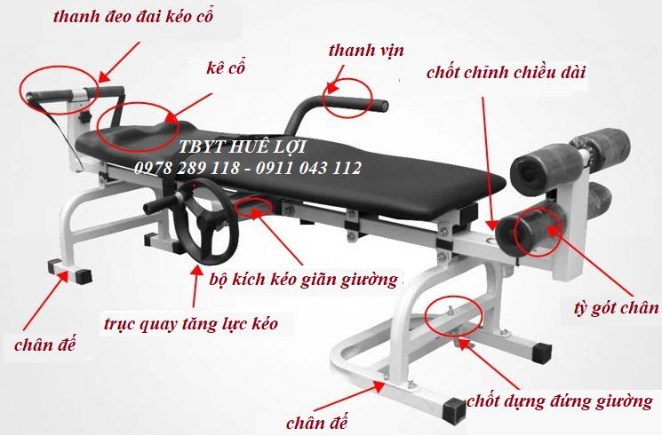 [HCM]Giường kéo giãn cột sống lưng cổ