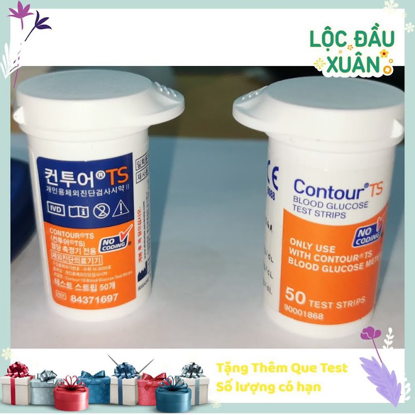 50Que Thử Đường Huyết Contour TS