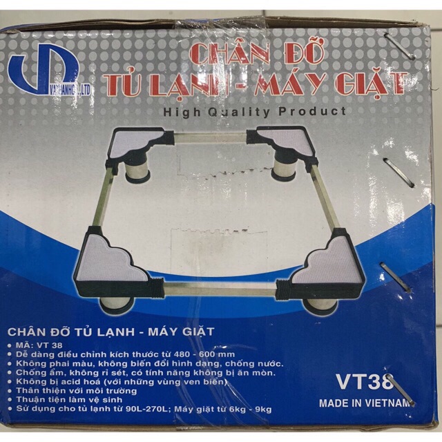 Chân Kệ Máy Giặt Tủ Lạnh Loại Lớn Cao cấp