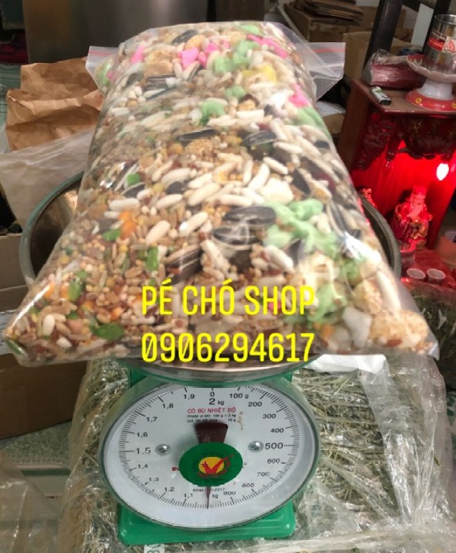 Thức ăn ngũ cốc hamster túi 1ký siêu tiết kiệm hương vị thơm ngon hấp dẫn giàu chất dinh dưỡng