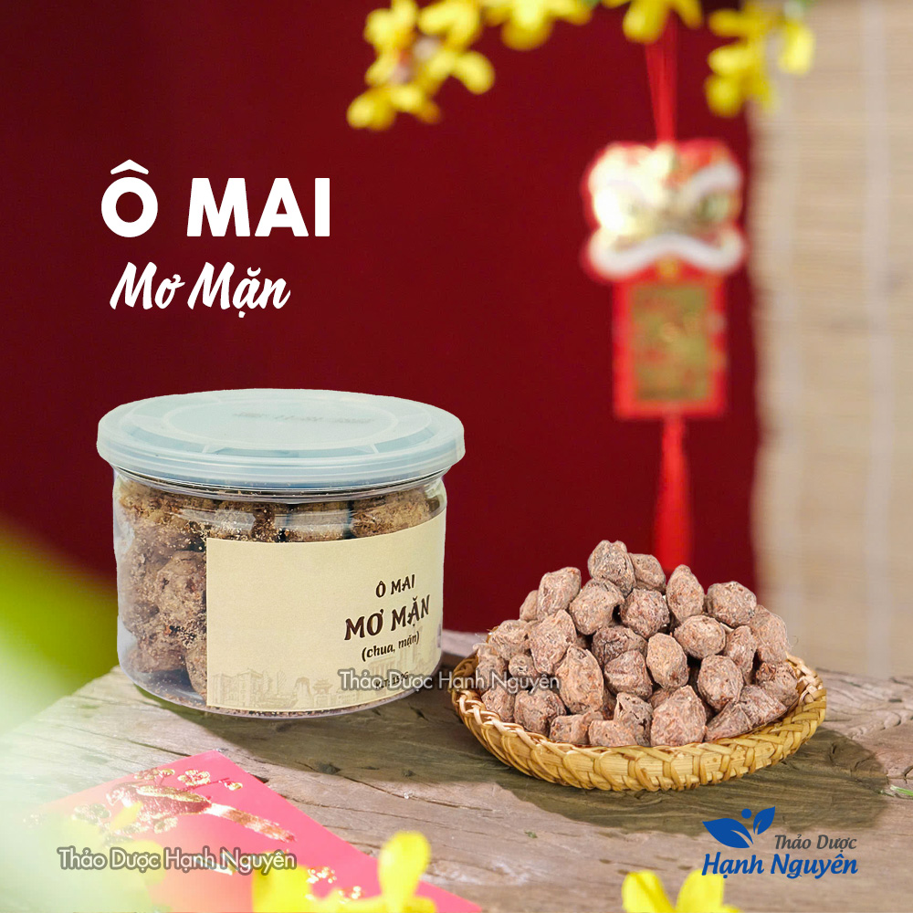 Ô mai mơ mặn (Đồ ăn vặt, đặc sản Hà Nội, xí muội) - Thảo Dược Hạnh Nguyên