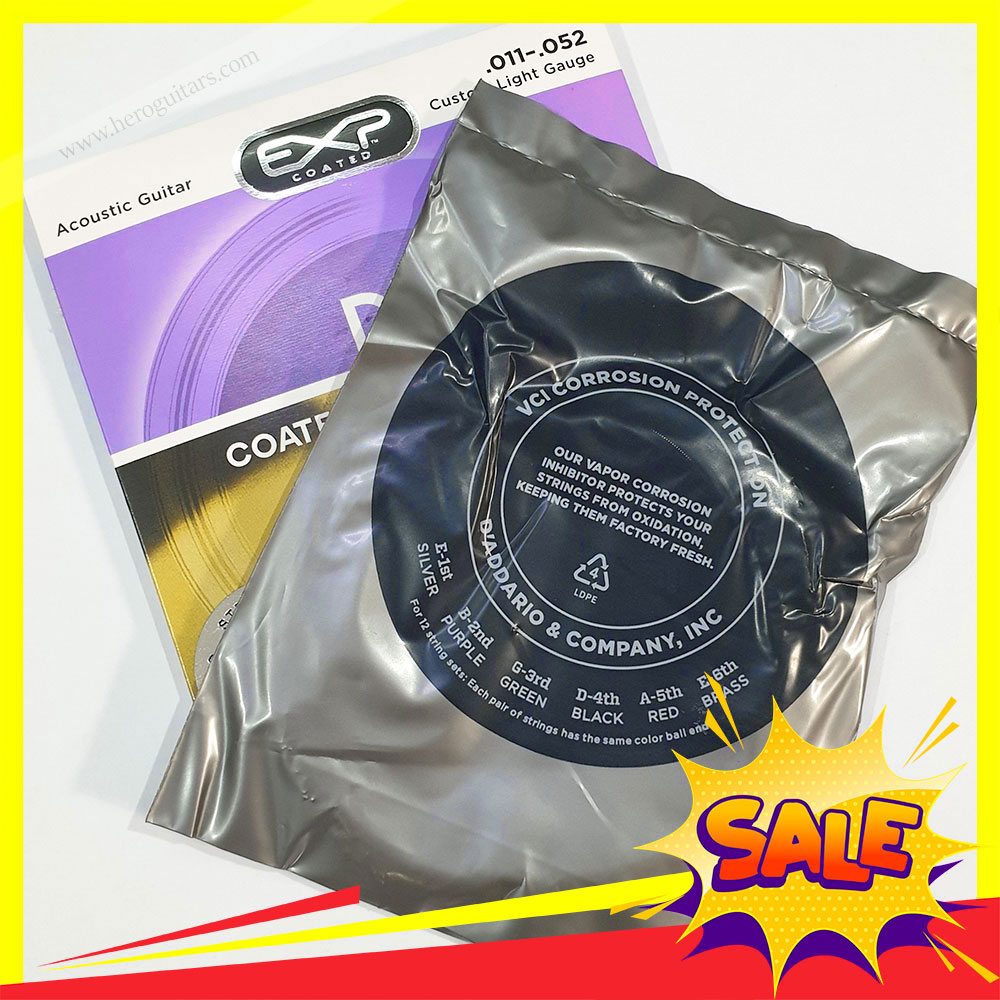 Dây đàn Guitar Acoustic - D'Addario EXP26