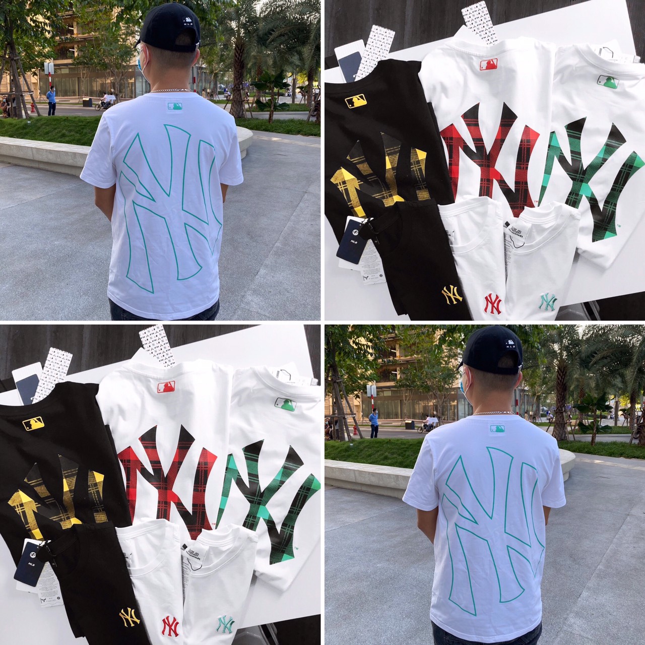 [FREESHIP MAX] Áo thun MLB NY áo phông MLB NY dáng Unisex (JUSTINSHOP.VN)