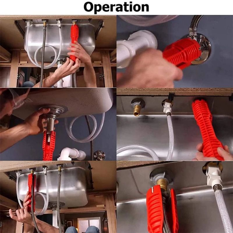 Cờ lê đa năng vặn dây cấp nước, Dụng cụ tháo lắp vòi nước