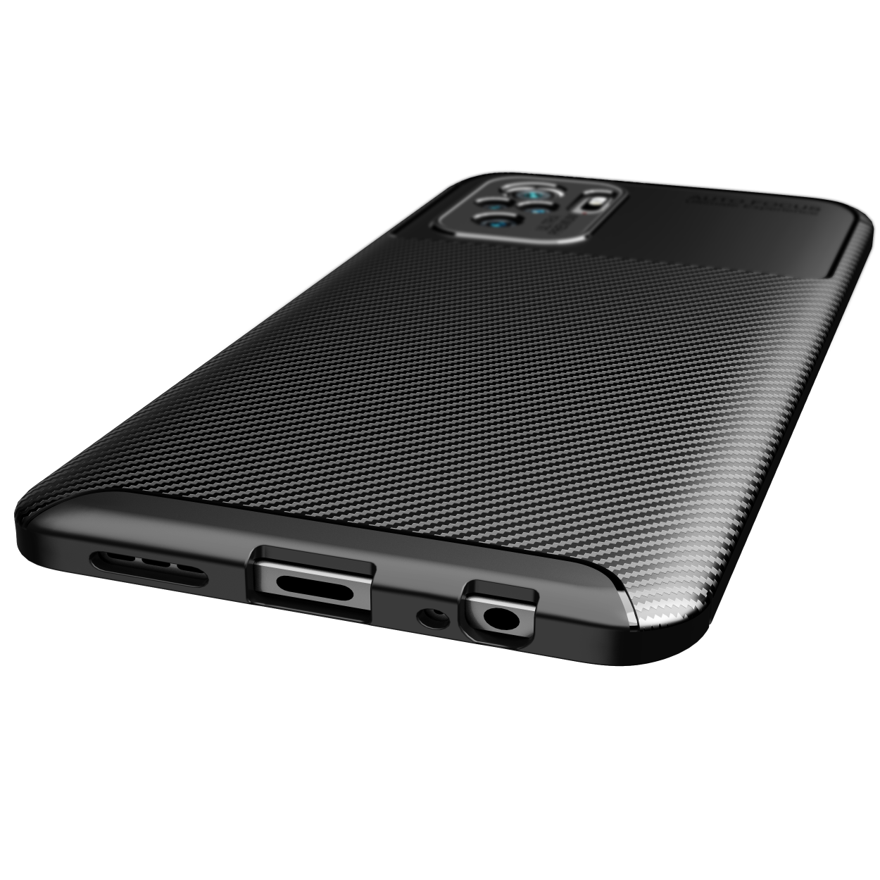 Ốp lưng Xiaomi Redmi Note 10 / Note 10s chống sốc vân rằn ri hiệu Auto Focus cao cấp