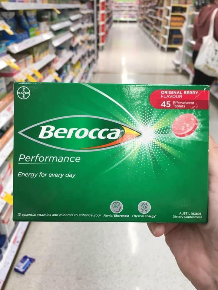 Viên C sủi Berocca Úc