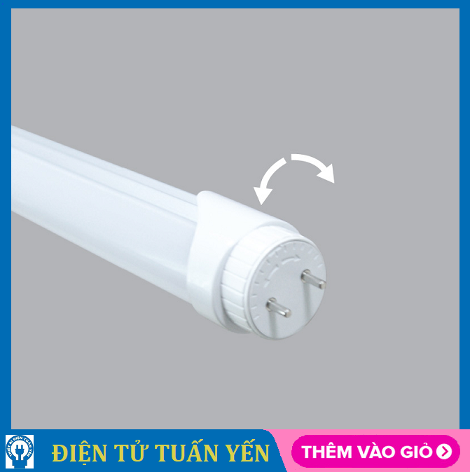 Bóng đèn tuýp led MPE LT8 dài 60cm/120cm công suất 10W/20W, chất liệu nhôm, ánh sáng trắng và vàng - Hàng chính hãng