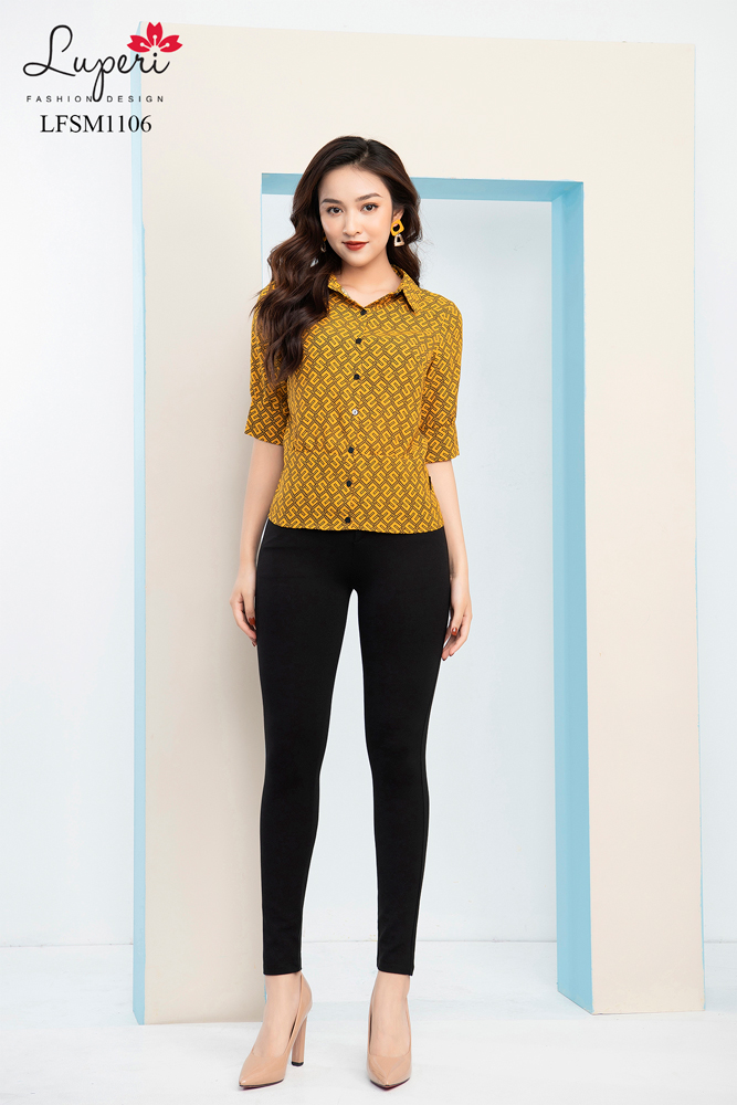 Áo sơ mi nữ LUPERI LFSM1106 nhiều màu phù hợp với mọi vóc dáng, áo sơ mi tay ngắn, áo sơ mi kiểu nữ, áo sơ mi công sở, áo sơ mi tay ngắn nữ, áo sơ mi nữ đẹp LFSM1106
