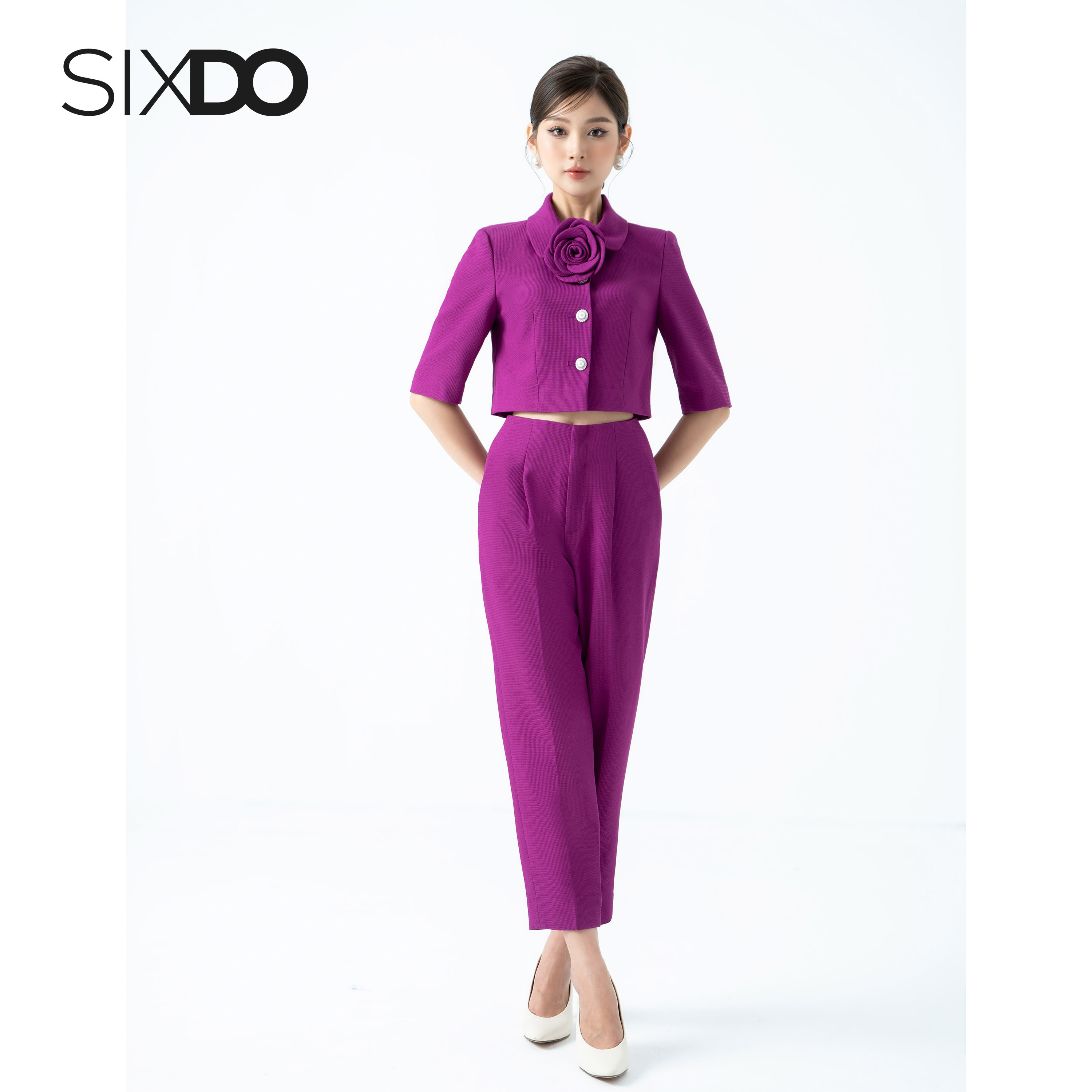 Quần âu nữ túi hai bên SIXDO (Raw Pants)