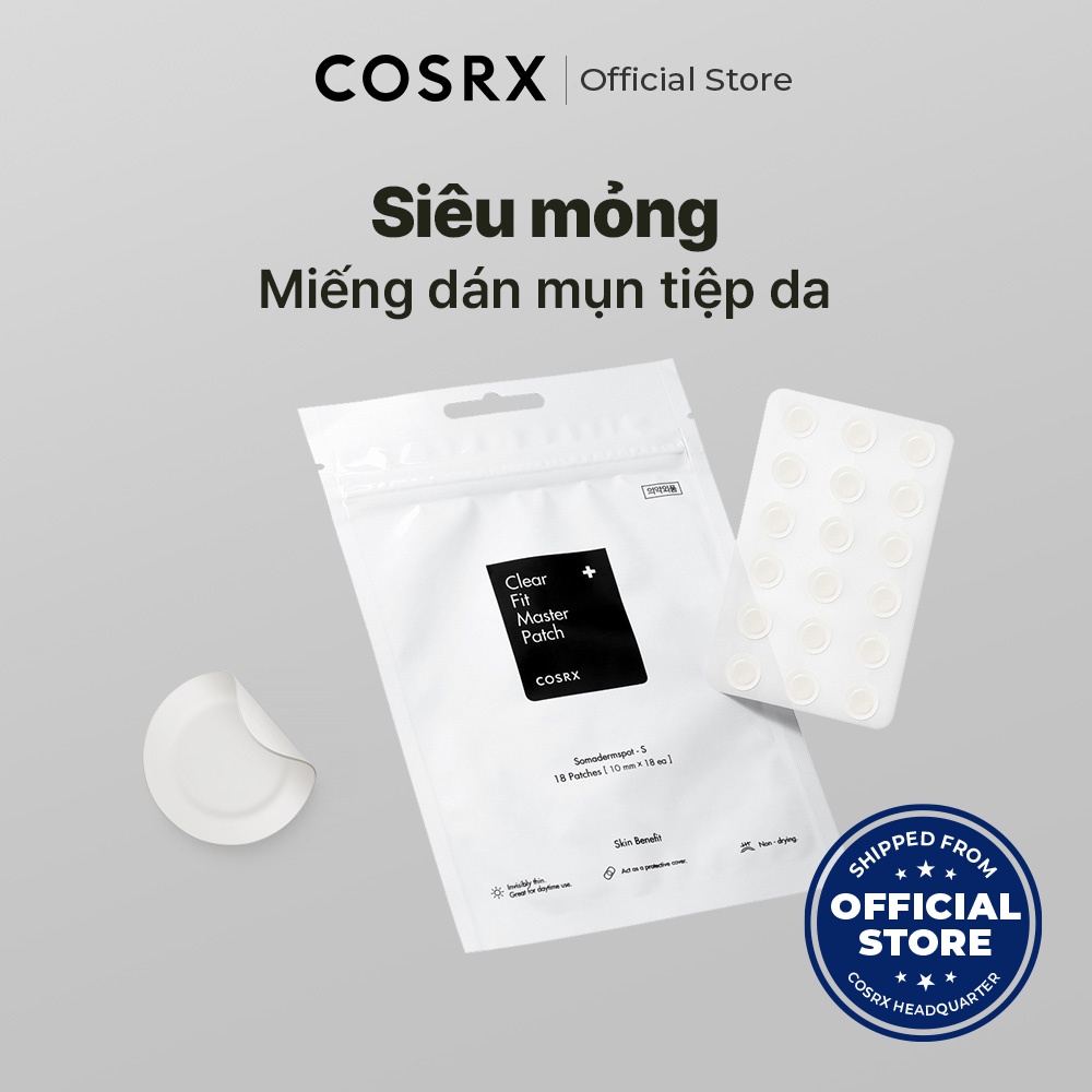 Miếng Dán Mụn Cosrx Acne Pimple Master Patch 24 Miếng Màu Đỏ | Hút Mụn Clear Fit Master Patch 18...