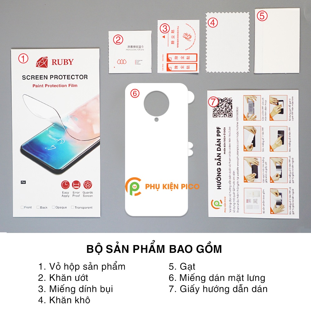 Dán lưng Redmi K30 Pro full mặt lưng dẻo trong suốt PPF tự phục hồi vết xước - Dán lưng Xiaomi Redmi K30 Pro