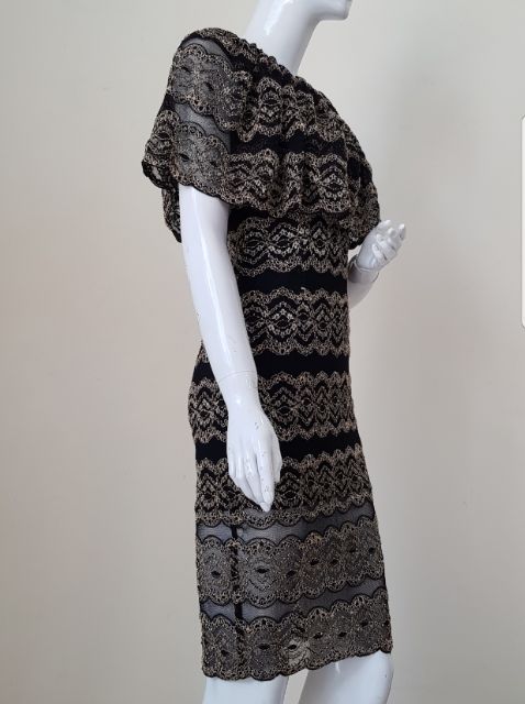 ZERASY - Đầm body cổ cách điệu