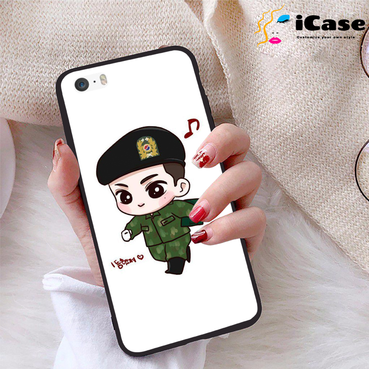 Ốp lưng iPhone 5 viền dẻo TPU BST Chibi