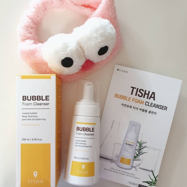 Sữa Rửa Mặt Tạo Bọt Tisha Bubble Foam Cleanser