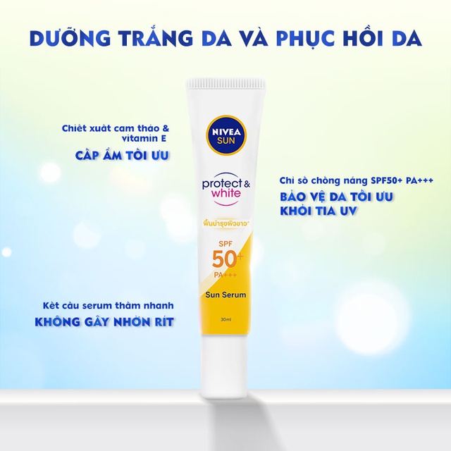 Tinh Chất Chống Nắng Dưỡng Trắng Nivea 30ml