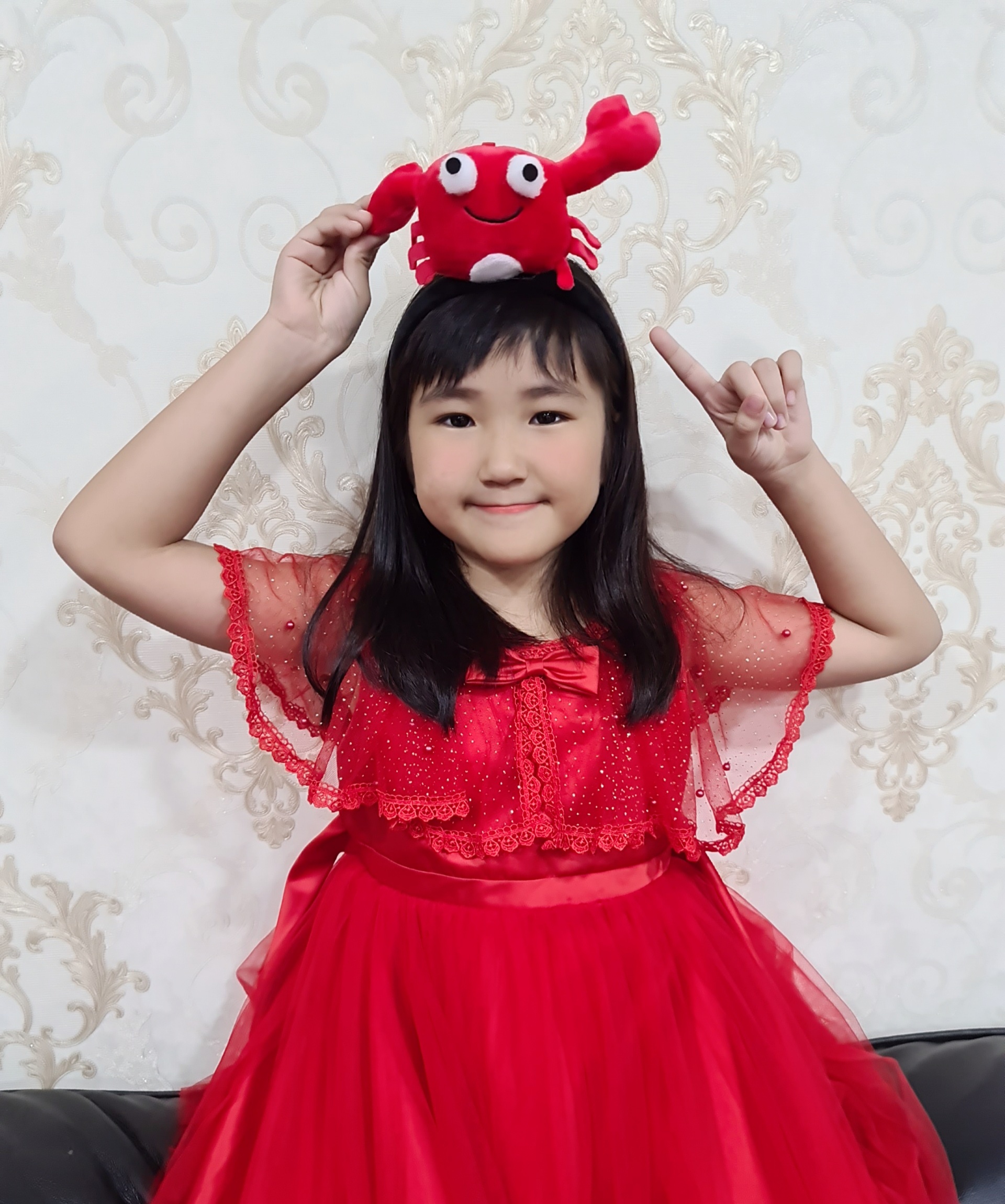Cài Tóc Hình Tôm Cua Siêu Cute