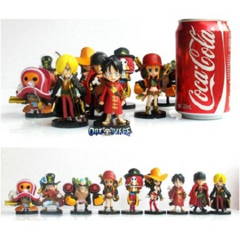[HCM]Mô Hình One Piece - Bộ 9 Team Luffy mũ rơm CB01
