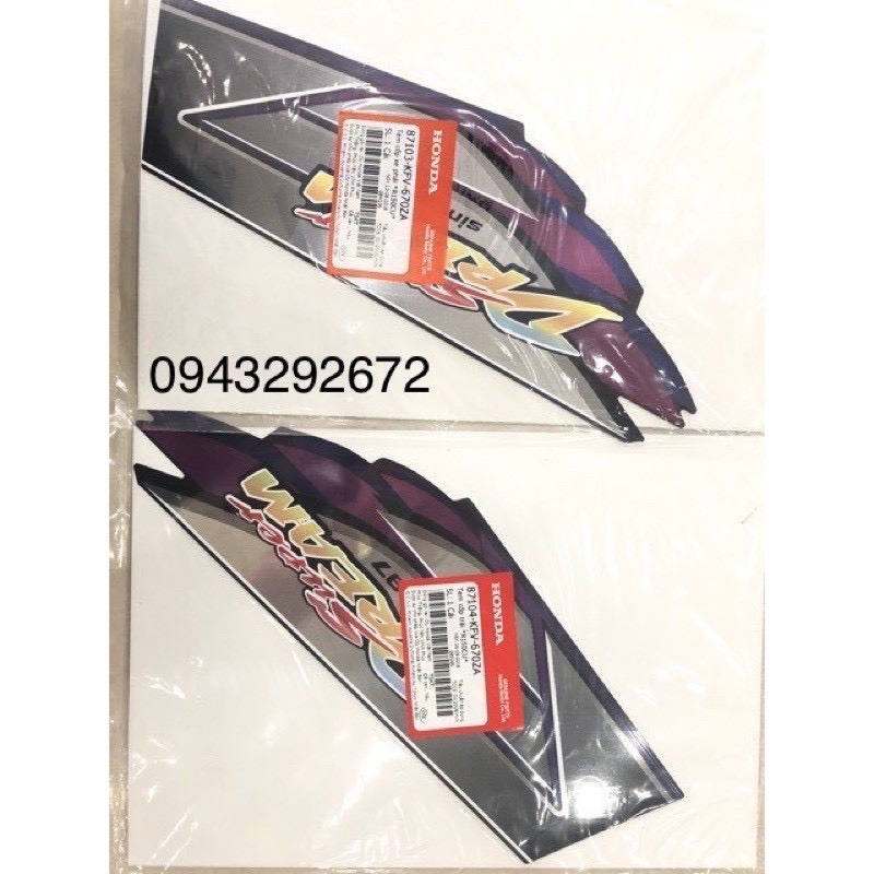 Bộ Tem Honda Dream 2007 Limited Edition