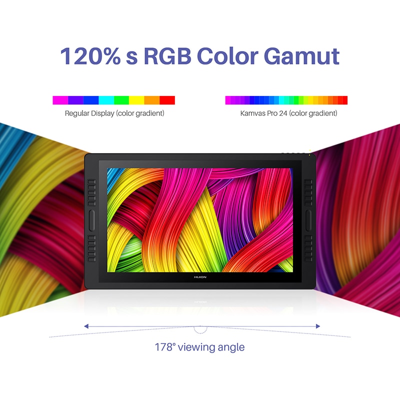 Bảng vẽ LCD Huion Kamvas Pro 24 (2.5K)