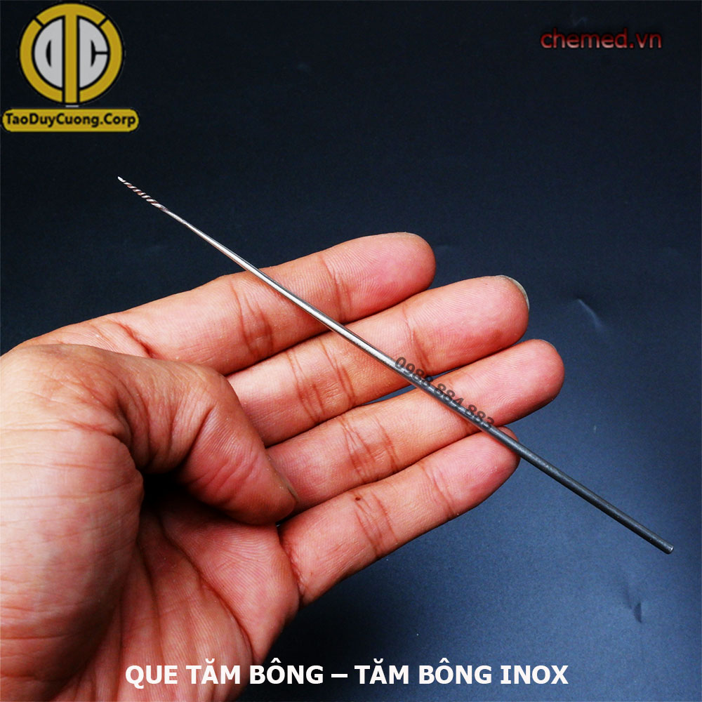 Que tăm bông, tăm bông inox