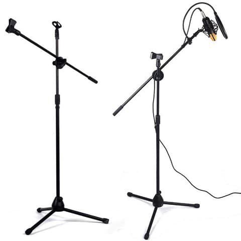 Giá đỡ micro Tripod 3 chân biểu diễn chuyên nghiệp cao 2 mét